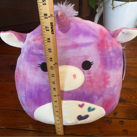 Squishmallow Edden Tie Dye Unicorn 18โ NWT - Picture 5 of 6